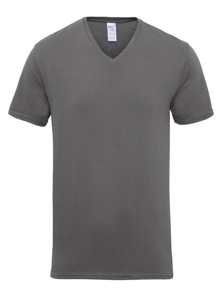 TheWorkwear - Venta al por mayor Camiseta - Hombre - Camiseta Premium Cotton® con cuello en V para adultos - Gildan