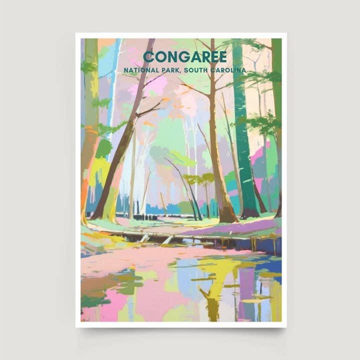 Congaree National Park Print | Poster for wholesale by Across Our Land
