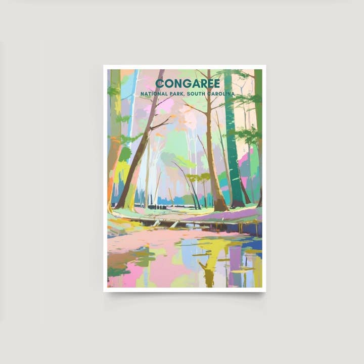 Congaree National Park Print | Poster for wholesale by Across Our Land