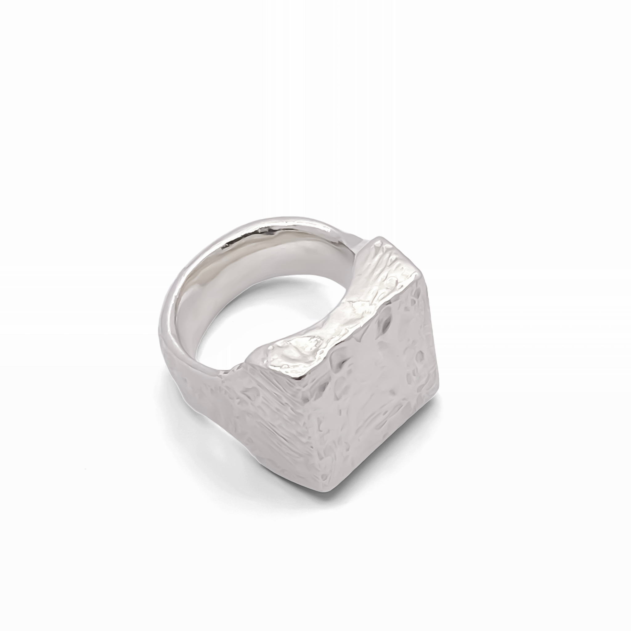 MOCA Jewellery - Wholesale Signet Ring - Textured Signet Ring6