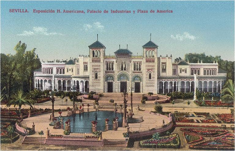 Found Image Press - Wholesale Magnet - Magnet MF-129 Exposition in Seville, Spain0