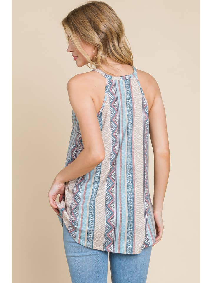 BOMBOM – wholesale Linne (Tryckt) - Dam – TA2097 Flowy Spaghetti Strap Sommar Casual Linne