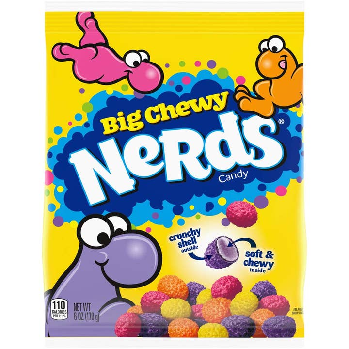 Long Island Candy Factory – wholesale Boiled sweets – Big Chewy Nerds 6 Oz Peg Bag