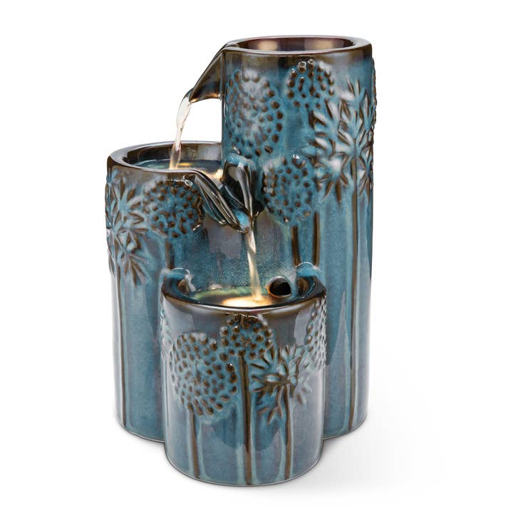 10 in H 3-Tier Outdoor Fountain for wholesale by Glitzhome