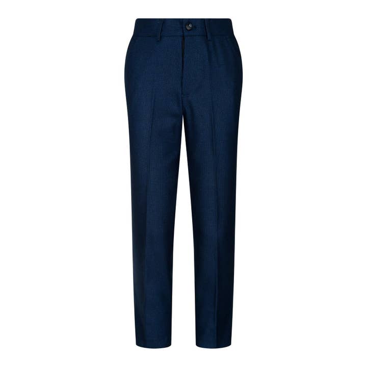 Marine Costume trois pièces garçon en tweed bleu marine Birdseye en vente sur Faire6