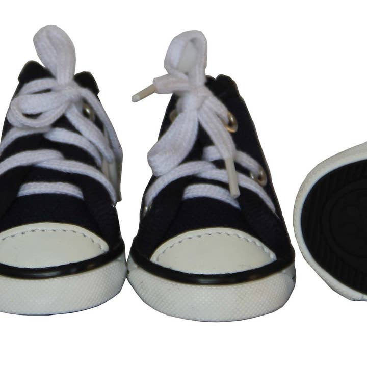 Pet Life - Wholesale Pet Boots - Dog - Extreme-Skater Canvas Casual Grip Pet Sneaker Shoes Set Of 45
