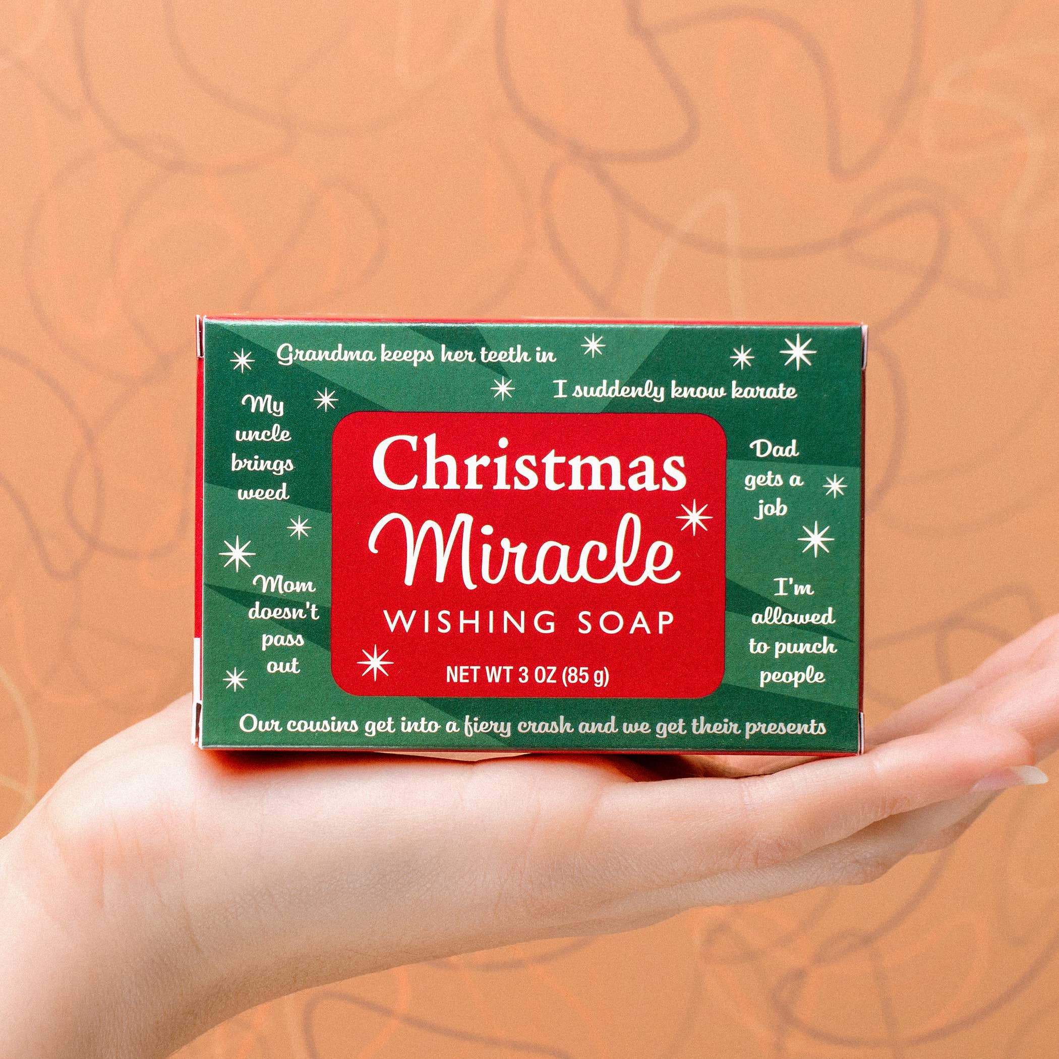 Whiskey River Soap Co. – Großhandel Feste Seife – Christmas Miracle Holiday Barseife, dreifach gefräst, verpackt1