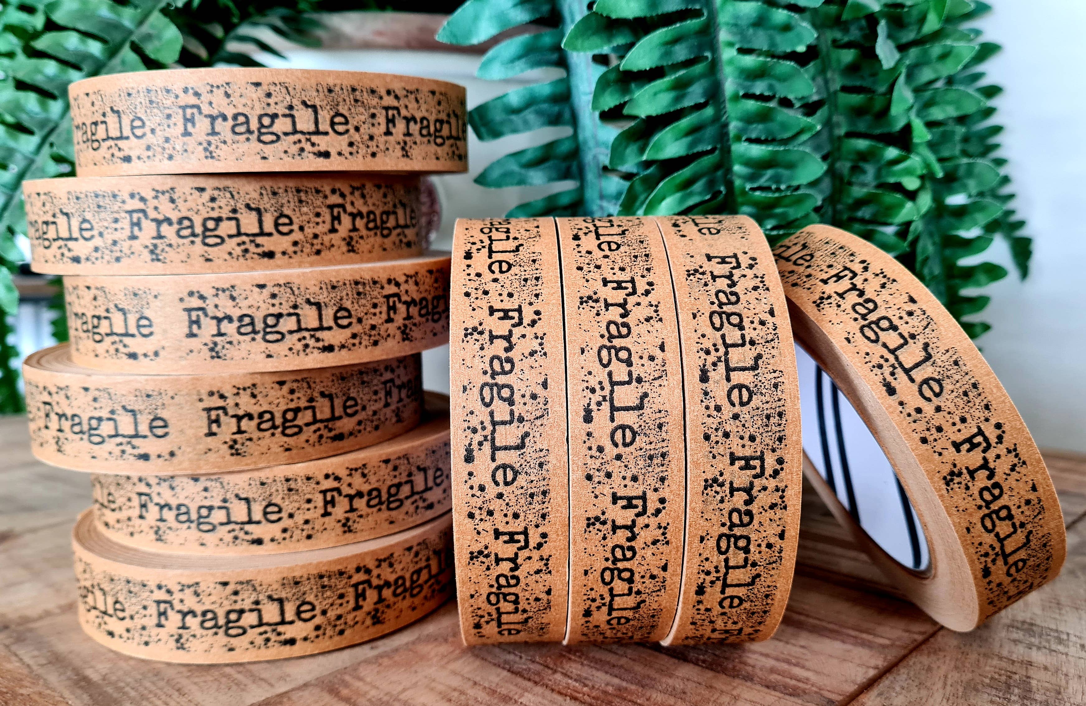 Dolly & Doug – wholesale Tape – Fragile Eco-Friendly Kraft Packaging Tape 24mm x 50m4