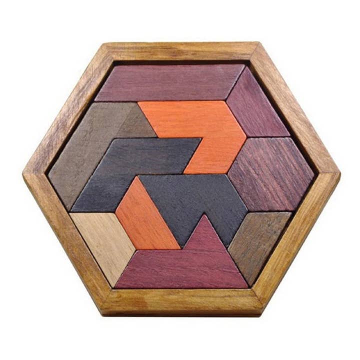 Gleason Family Farm - Wholesale Puzzle - Kids - Tangram Puzzle Wooden3