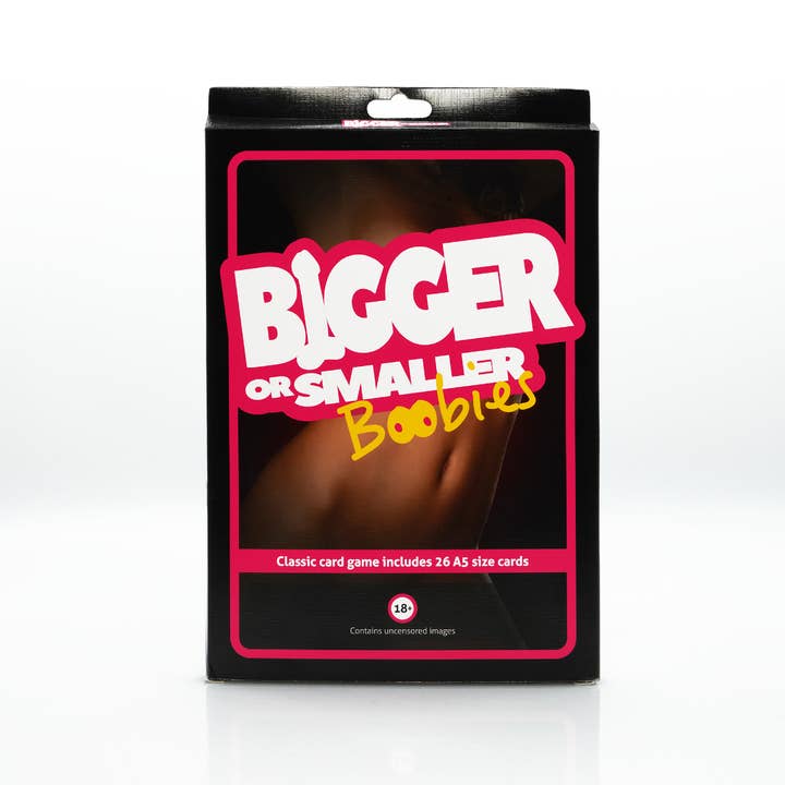 Creative Conceptions LLC - Wholesale Card Game - Play Wiv Me - Bigger or Smaller Boobies Card Game