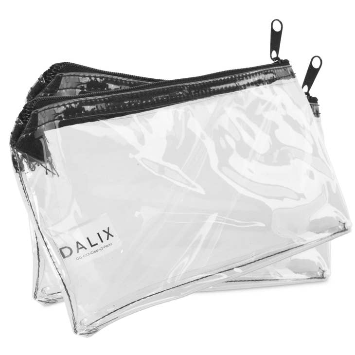 Dalix Bank Bags Money Pouch Securi Deposit Utility Zipper Coin Bag Pink 2 Pack
