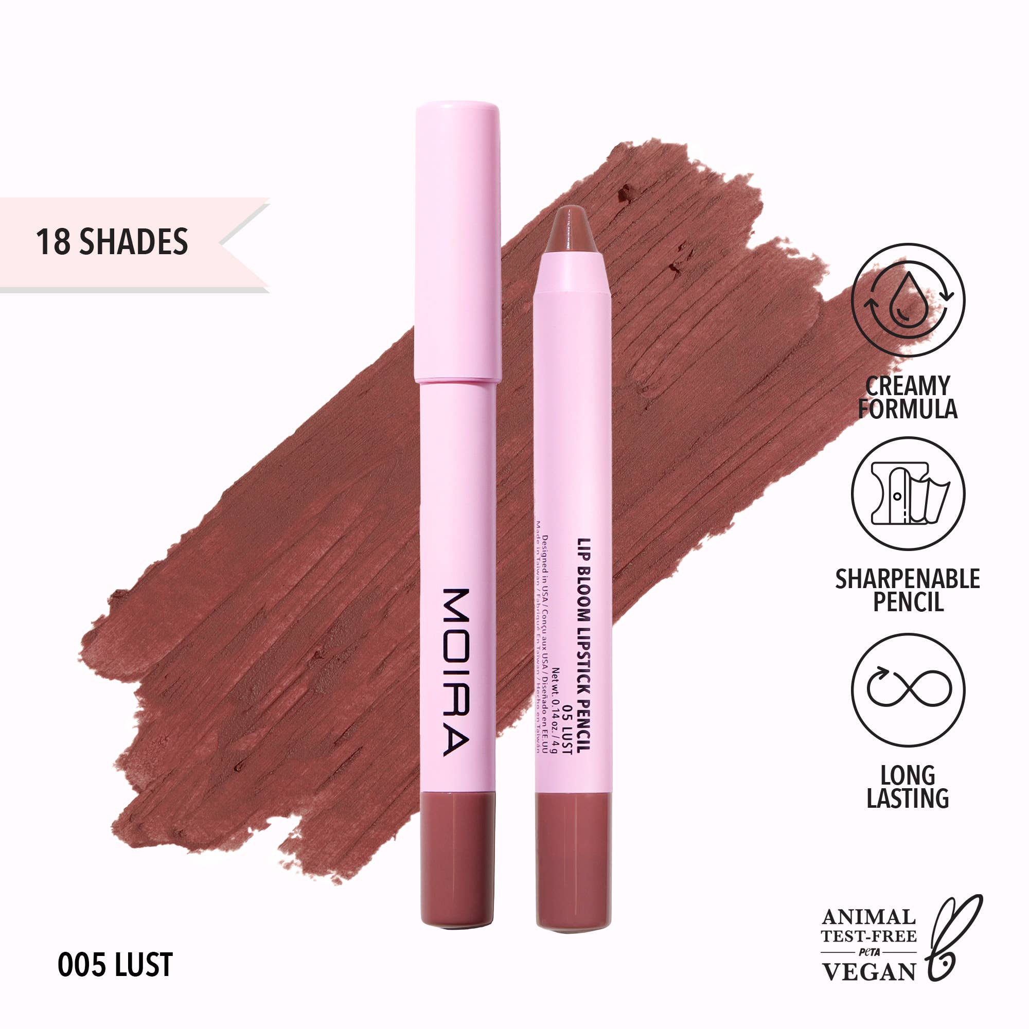 Moira Cosmetics - Wholesale Lipstick - Lip Bloom Lipstick Pencil4