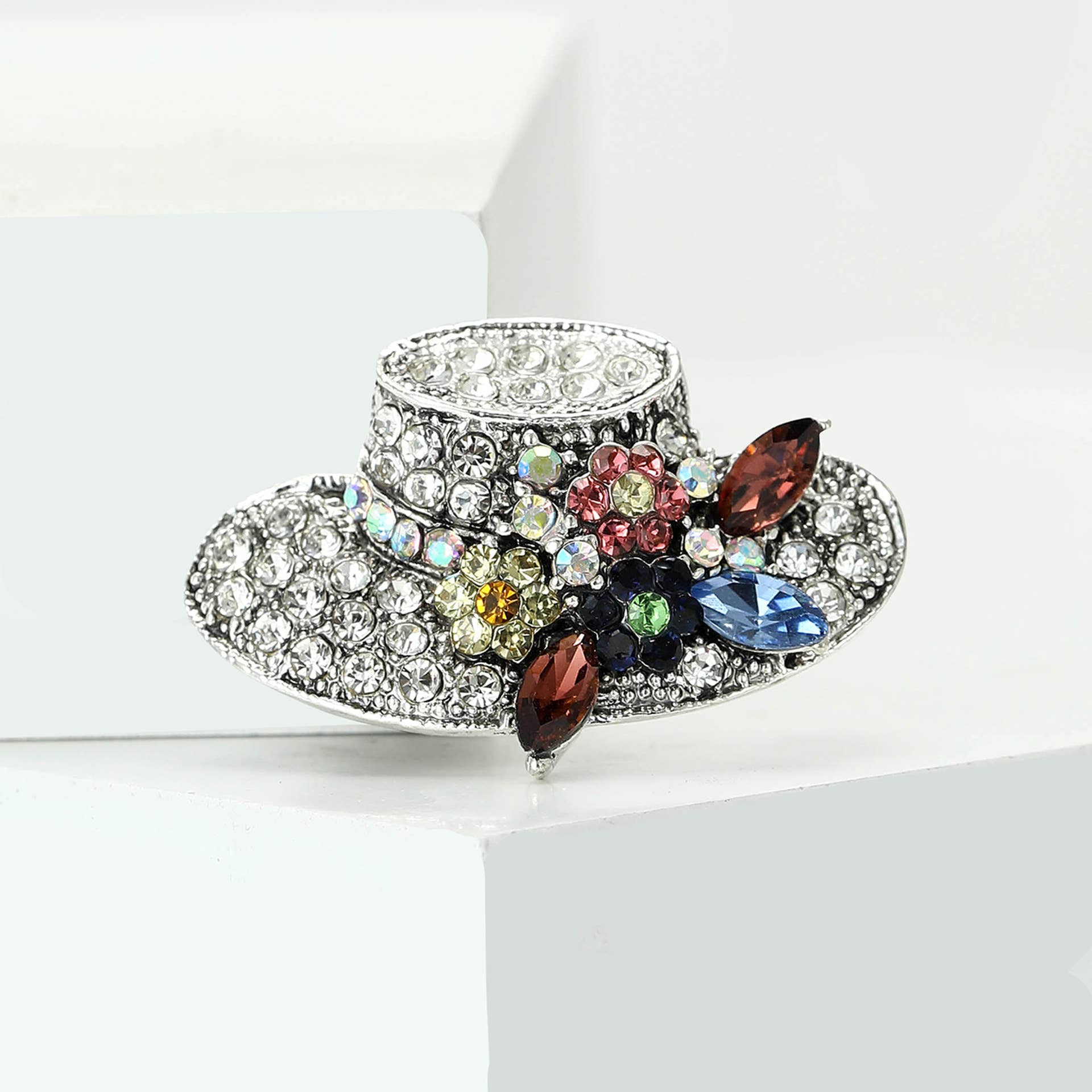 Last True Angel – wholesale Hat accessory – Women's – Vintage Corsage Hat Brooch in Silver
0