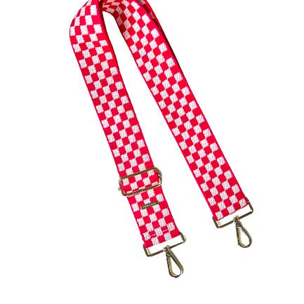 Thomas and Lee Company - Wholesale Bag Strap - Women's - Checker Patterned Bag Strap - 6 Colors available1