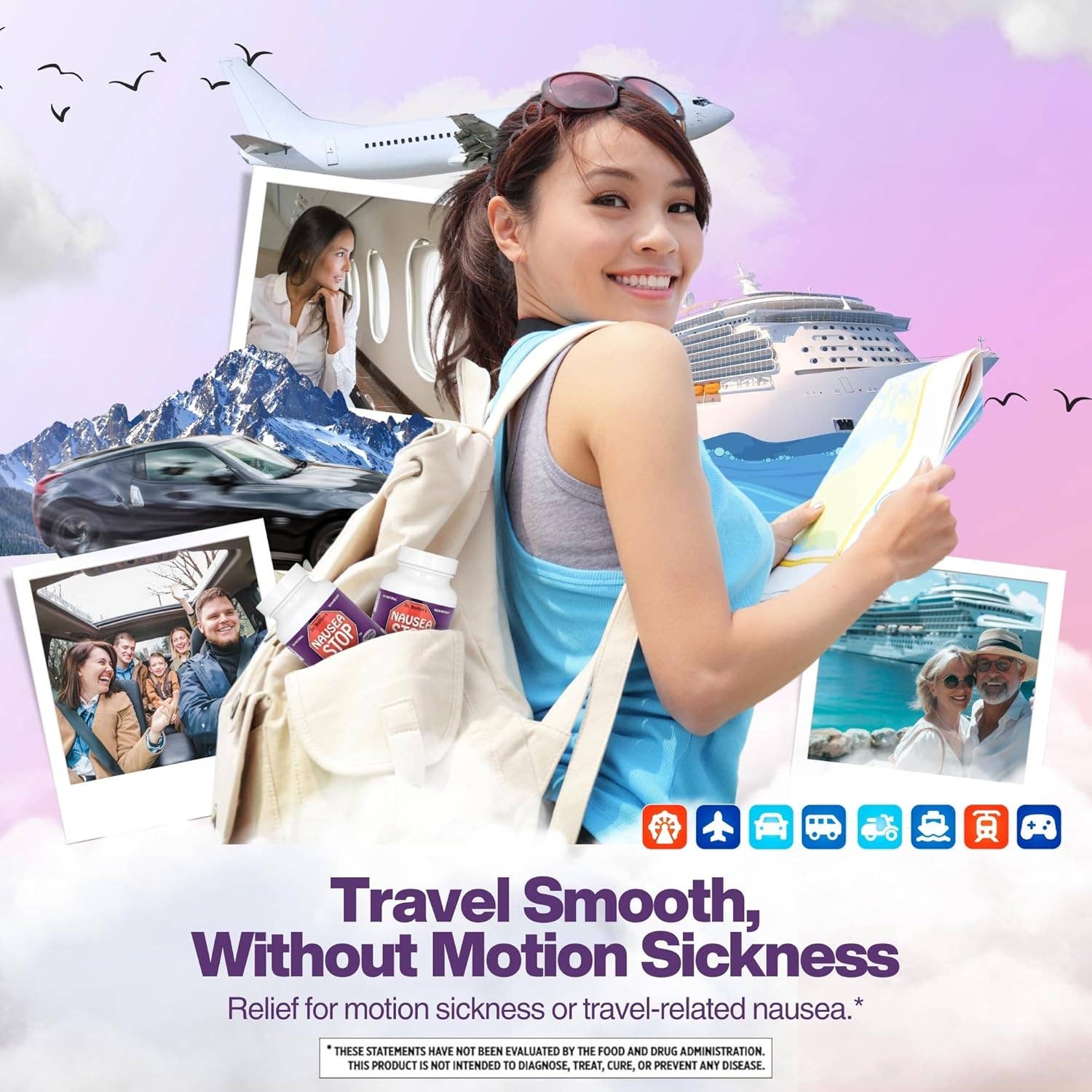 Dr. Bartons – Engroshandel Kosttilskud og vitaminer – Nausea Stop®: Naturlig Ingefær, Ikke-Søvnfremkaldende Kvalmestillende7