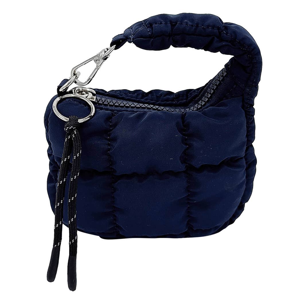 Fashion City – Porta-chaves - Mulher por atacado – Porta-chaves com Bolsa Acolchoada Miniatura11