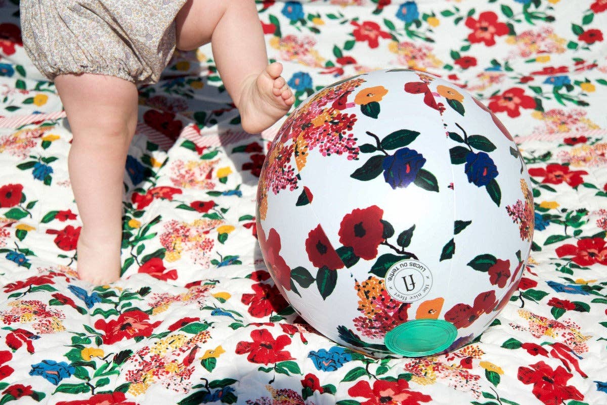 The Nice Fleet - Wholesale Beach/Pool Toy - Kids & Baby - Inflatable Hibiscus Balloon 40 cm - THE NICE FLEET x LUCAS DU TERTRE2