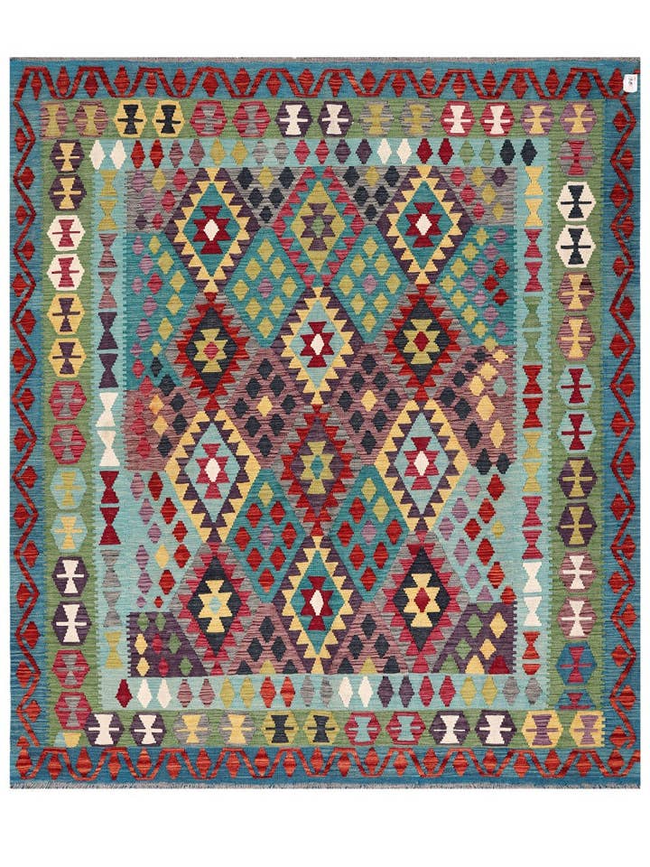 Maimana Afghanistan Kelim Matta - 240 x 207 cm för wholesale av Imaco Rugs