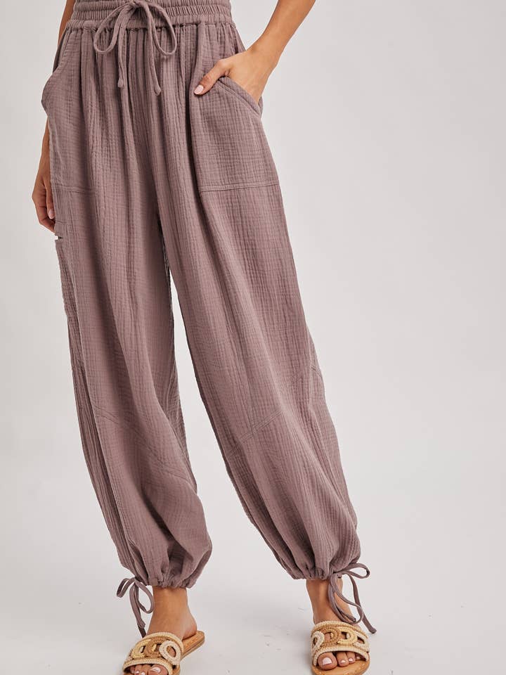 Bluivy - Wholesale Pants - Women's - JOGGER HAREM DRAWSTRING PANTS27