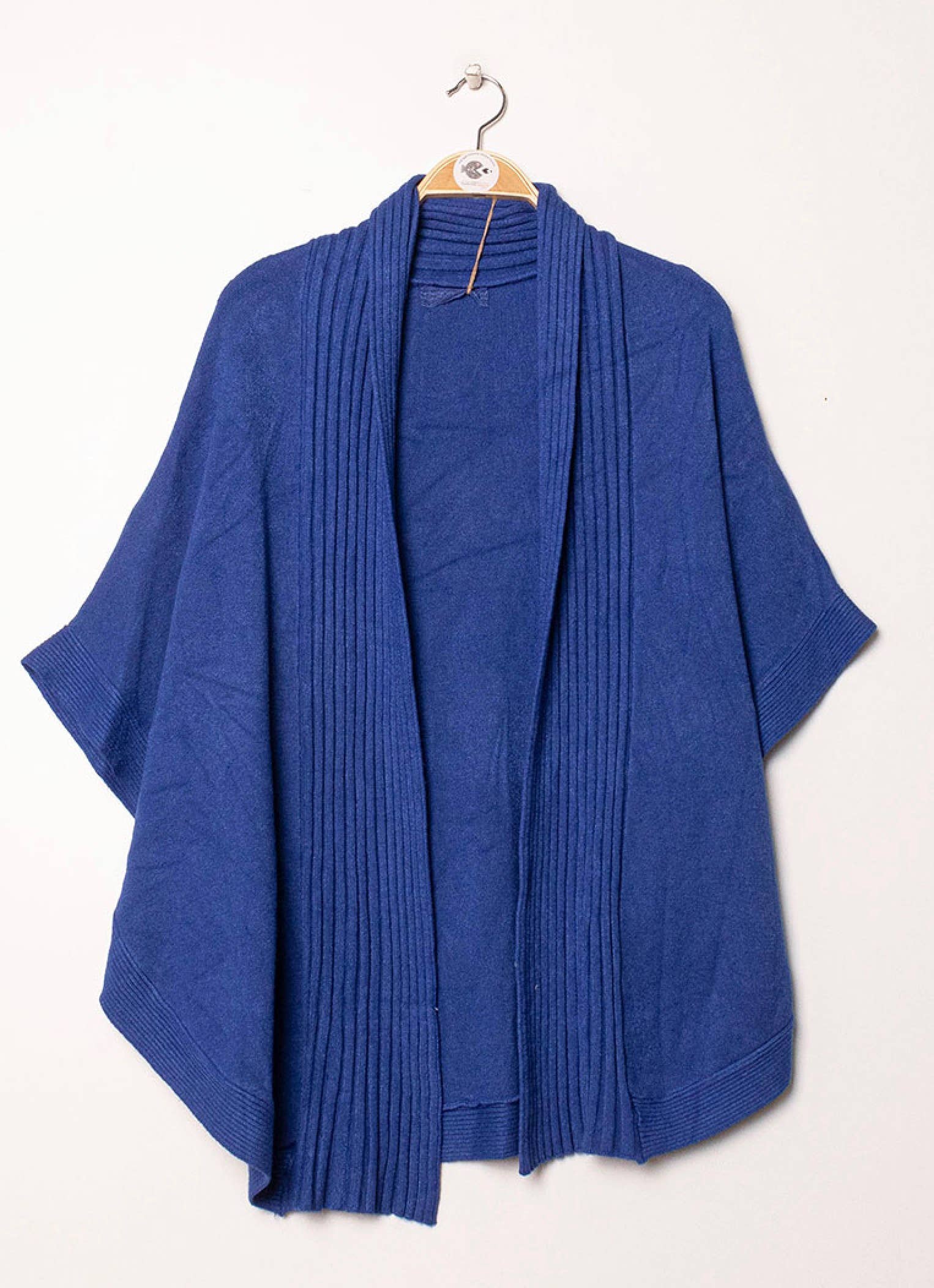 Happy look - Wholesale Cape - Women's - Women's Knit Cape Style Cardigan – Decorative Buttons4