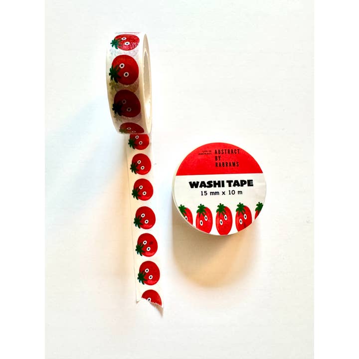 Tomato Washi Tape for wholesale by AbstractbyRabrams