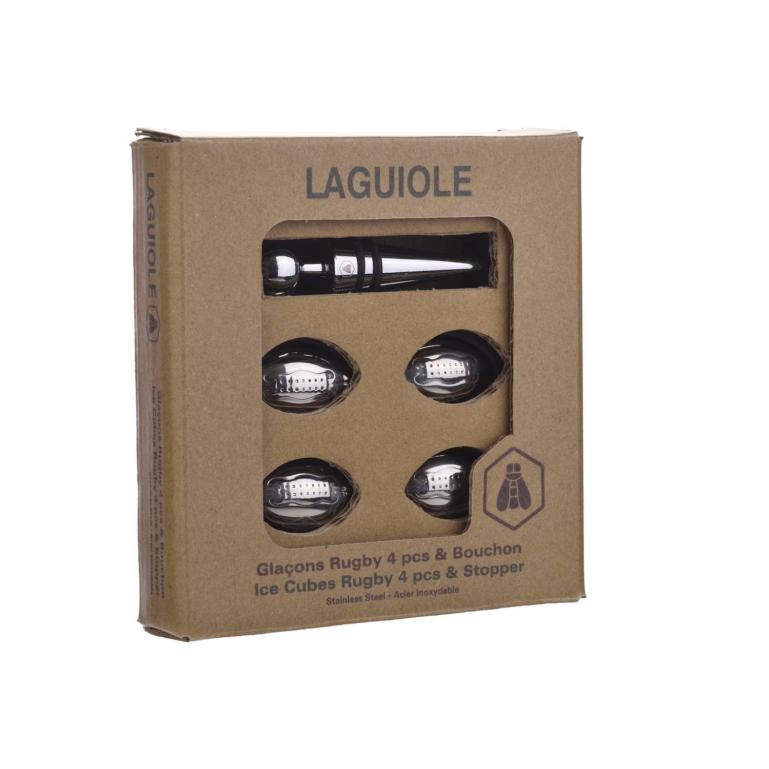 Laguiole - Wholesale Wine Stopper - Laguiole ice cube cooler with stopper2