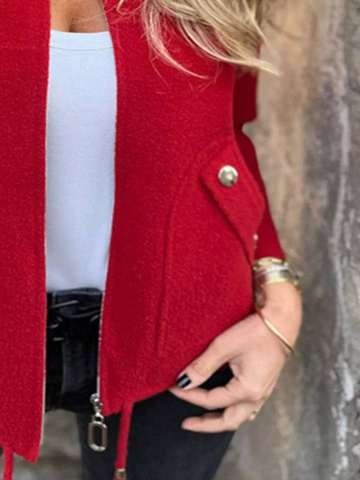 React Activewear - Wholesale Jacket - Women's - Full Size Zip-Up Long Sleeve Outerwear Plus Size22