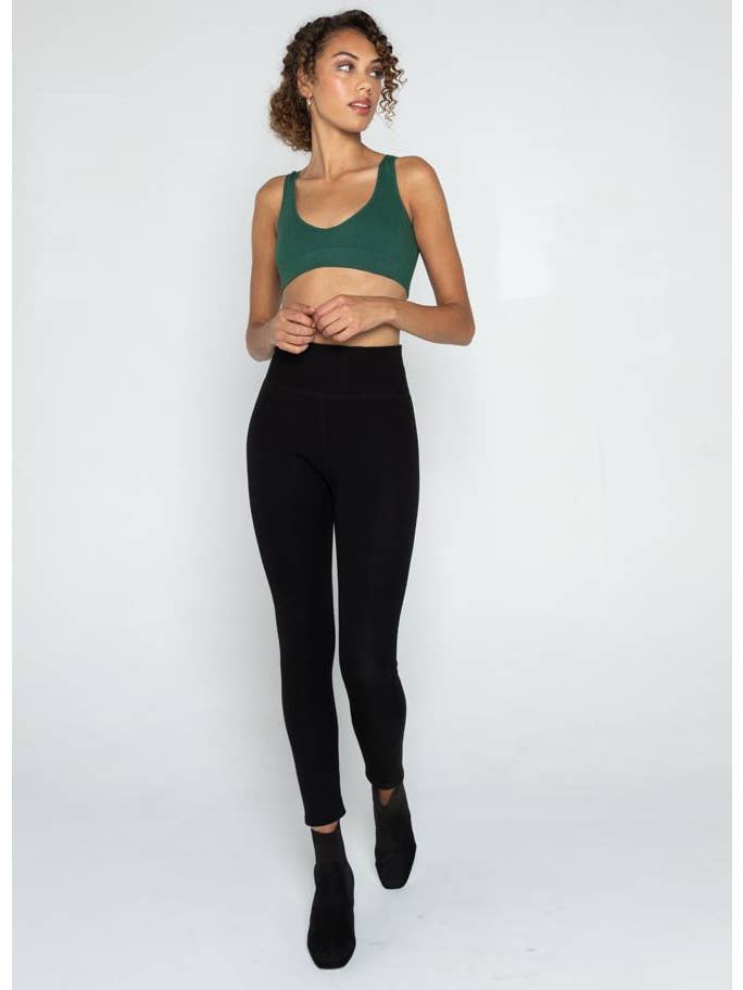 C'est Moi Clothing Co - Wholesale Athletic/Lounge Leggings - Women's - Viscose Sherpa Lined Legging- CEP10101