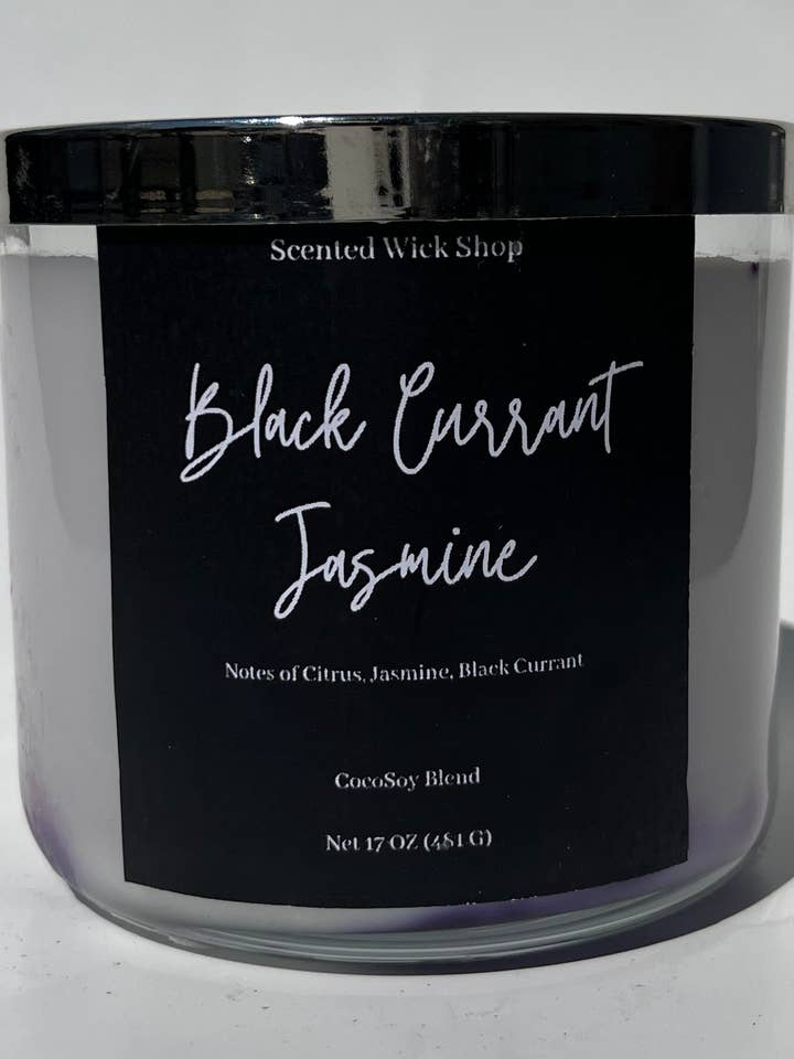 Cassis et Jasmin pour la vente par ScentedWickShop