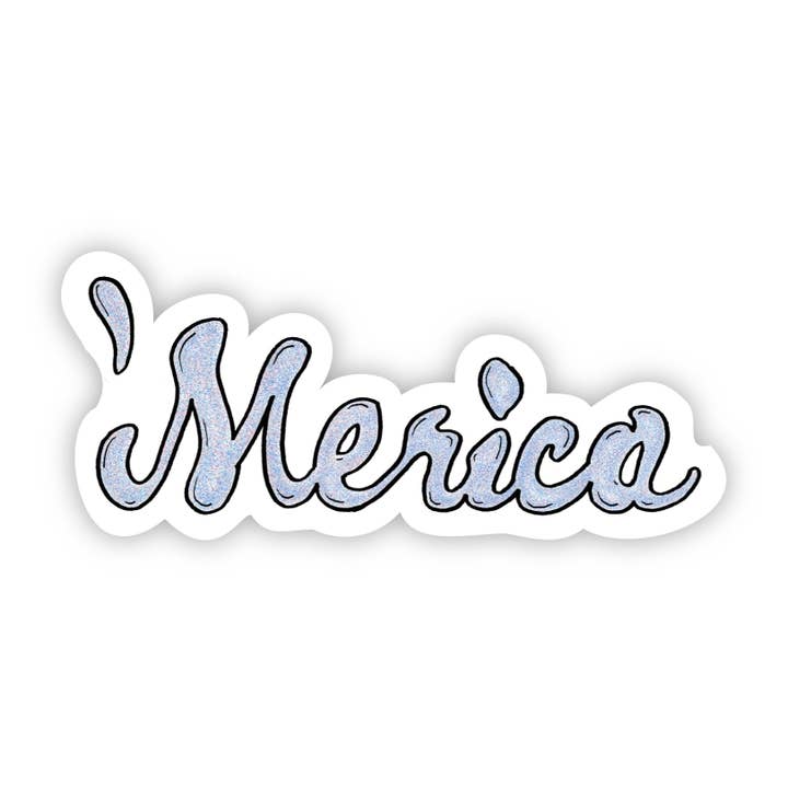 Merica sticker for wholesale by Big Moods
