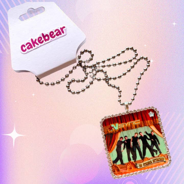 Bedazzled NSYNC No Strings Attached Necklace for wholesale by Cakebear