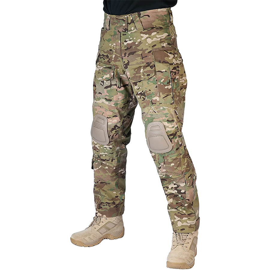 Antarctica Outdoors – Calças - Homem por atacado – Calças de Uniforme Militar Airsoft G3 com Joelheiras5