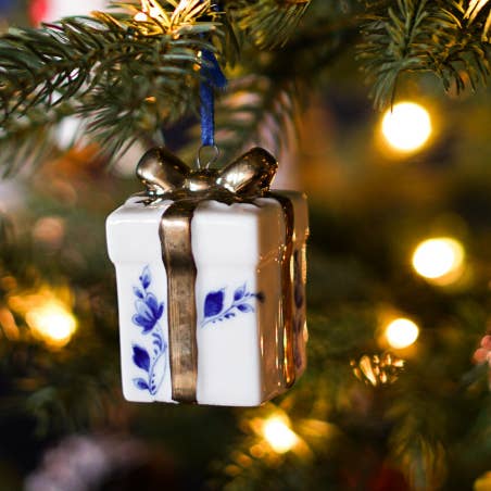 Heinen Delfts Blauw - Wholesale Ornament - Gold Christmas ornament gift1