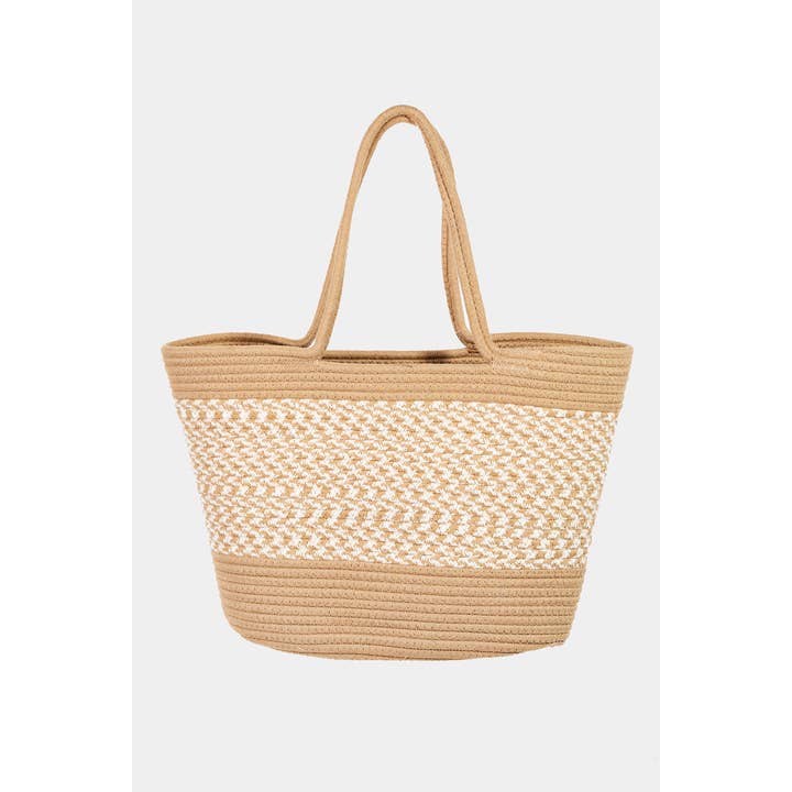 Anarchy Street - Wholesale Beach Bag - Braid Pattern Beach Tote Bag4