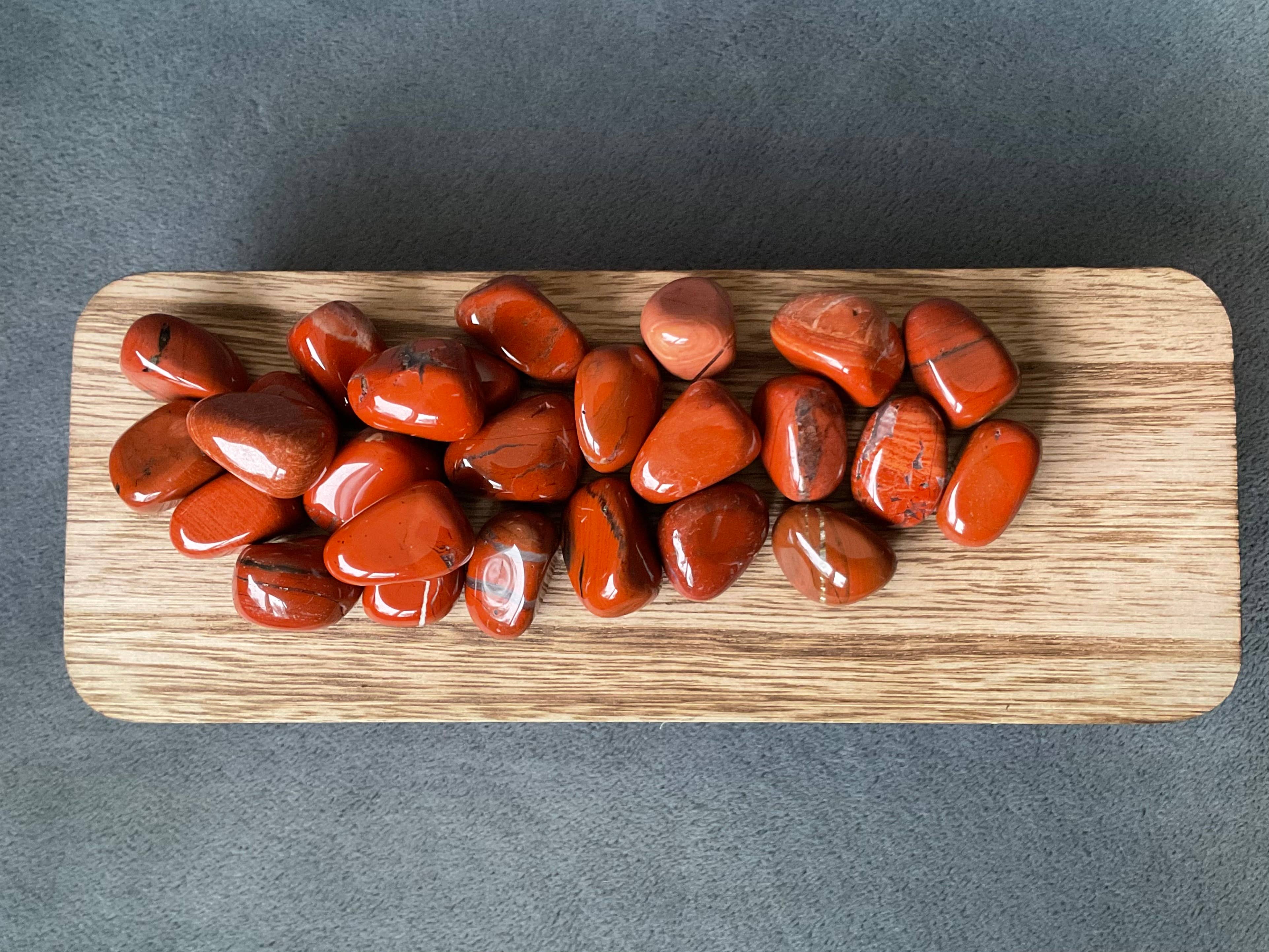 Rock Restock - Wholesale Spiritual Stone/Crystal - Red Jasper Tumbled Stones - 1 lb2