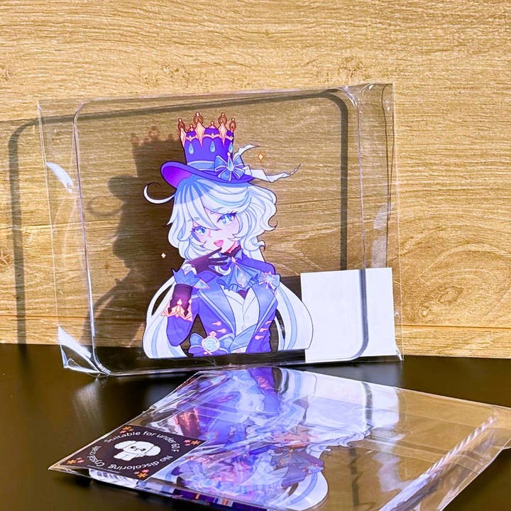 Furina Genshin Impact Coaster | Cute Coaster, Acrylic Coaster, Home Decor, Table Mat, Table Decor, Drink Coasters Table Drink Mats for wholesale by BsafeKC