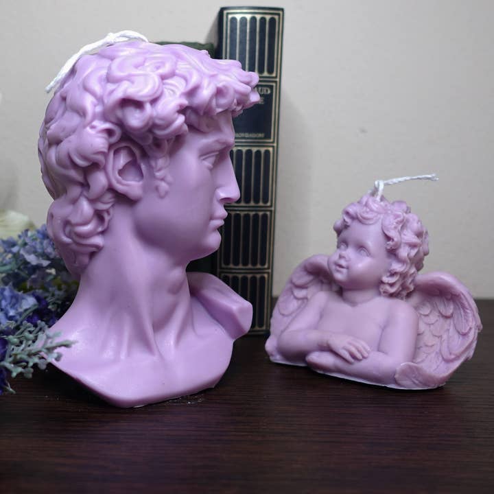 Daemon srls - Wholesale Novelty Candle - DAVID XL~Candela artigianale profumata in cera di soia Misura Big2