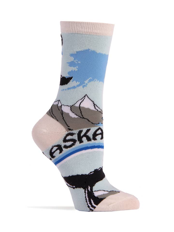Oooh Yeah/Sock It Up/Oooh Geez Slippers - Wholesale Socks - Women's - Alaska | Women's Funny Cotton Crew Socks1