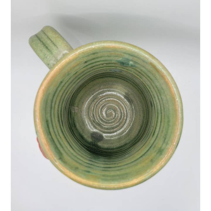 MudWorks Pottery - Wholesale Coffee mug - Rooster Mug3