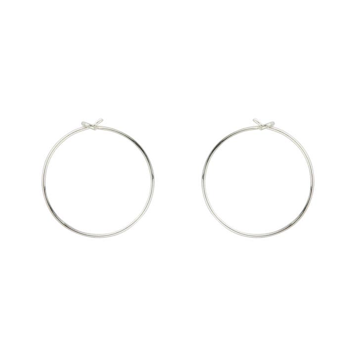 Mark Steel Jewelry - Wholesale Hoop Earrings - 22 Gauge Wire Hoop Earring Available in Sizes 9mm-18mm9