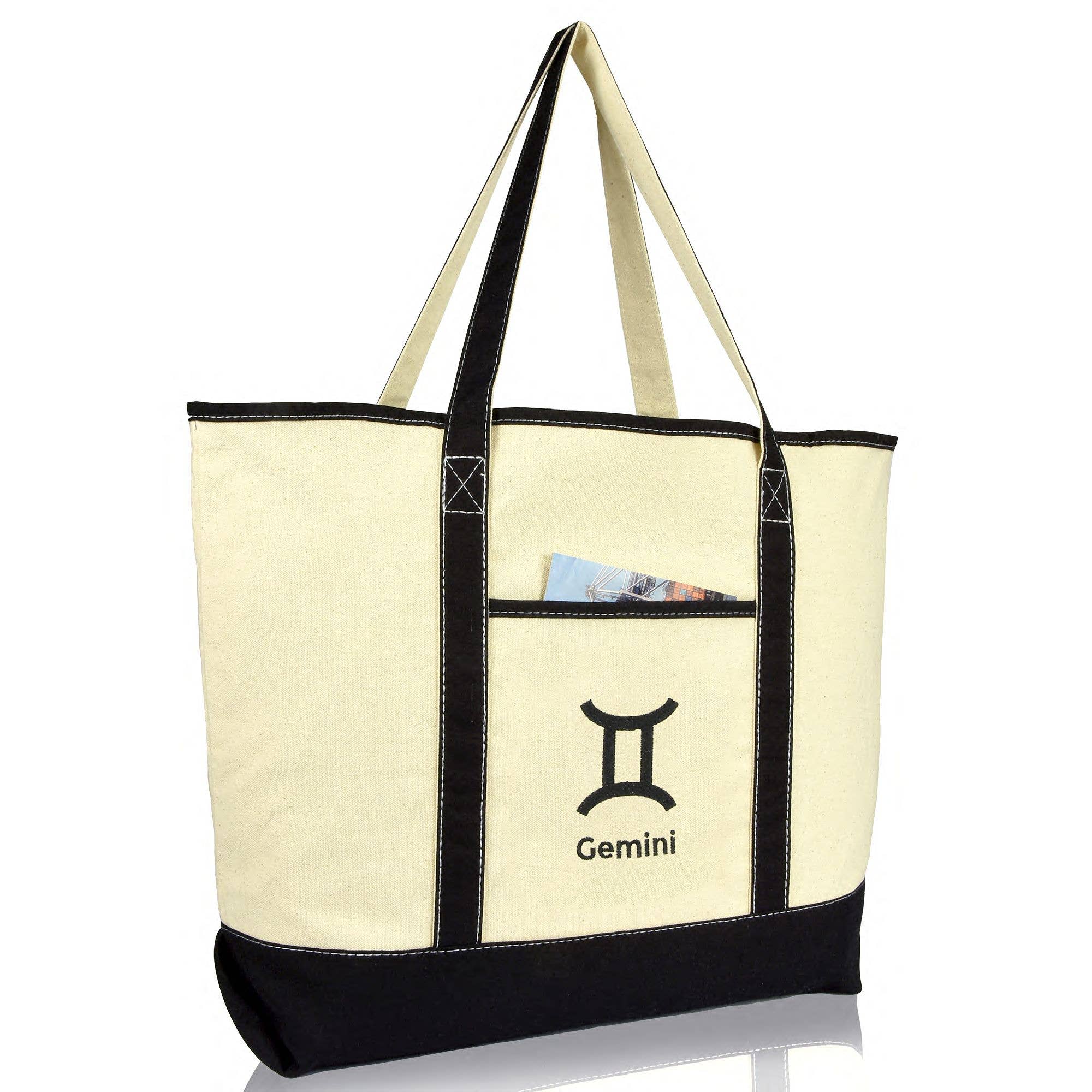 Dalix - Wholesale Tote Bag - Women's - DALIX Zodiac Sign Tote Bag  Horoscope Astrology28