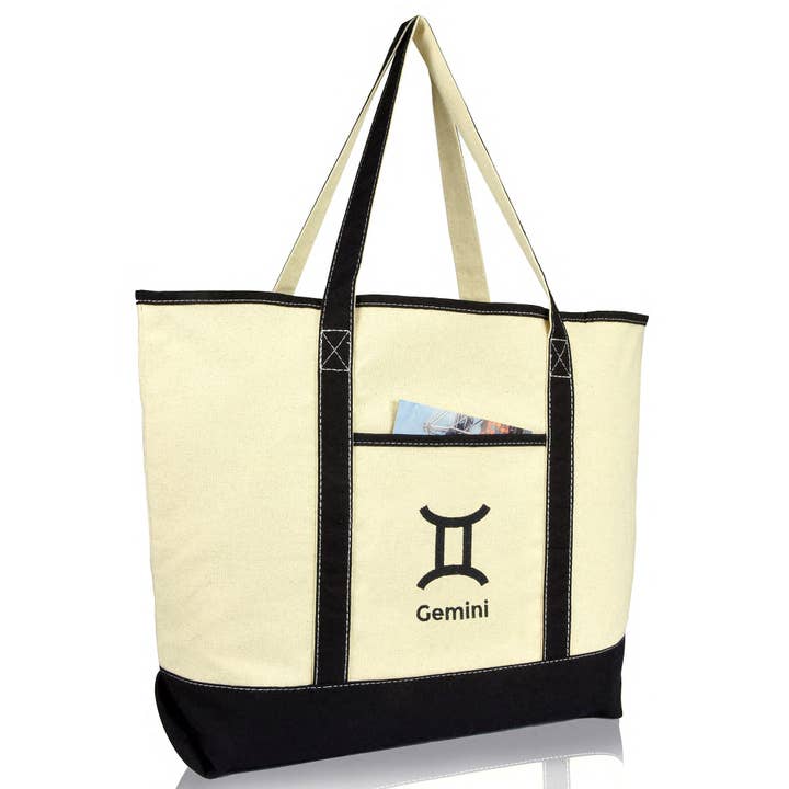 Dalix - Wholesale Tote Bag - Women's - DALIX Zodiac Sign Tote Bag Horoscope Astrology28