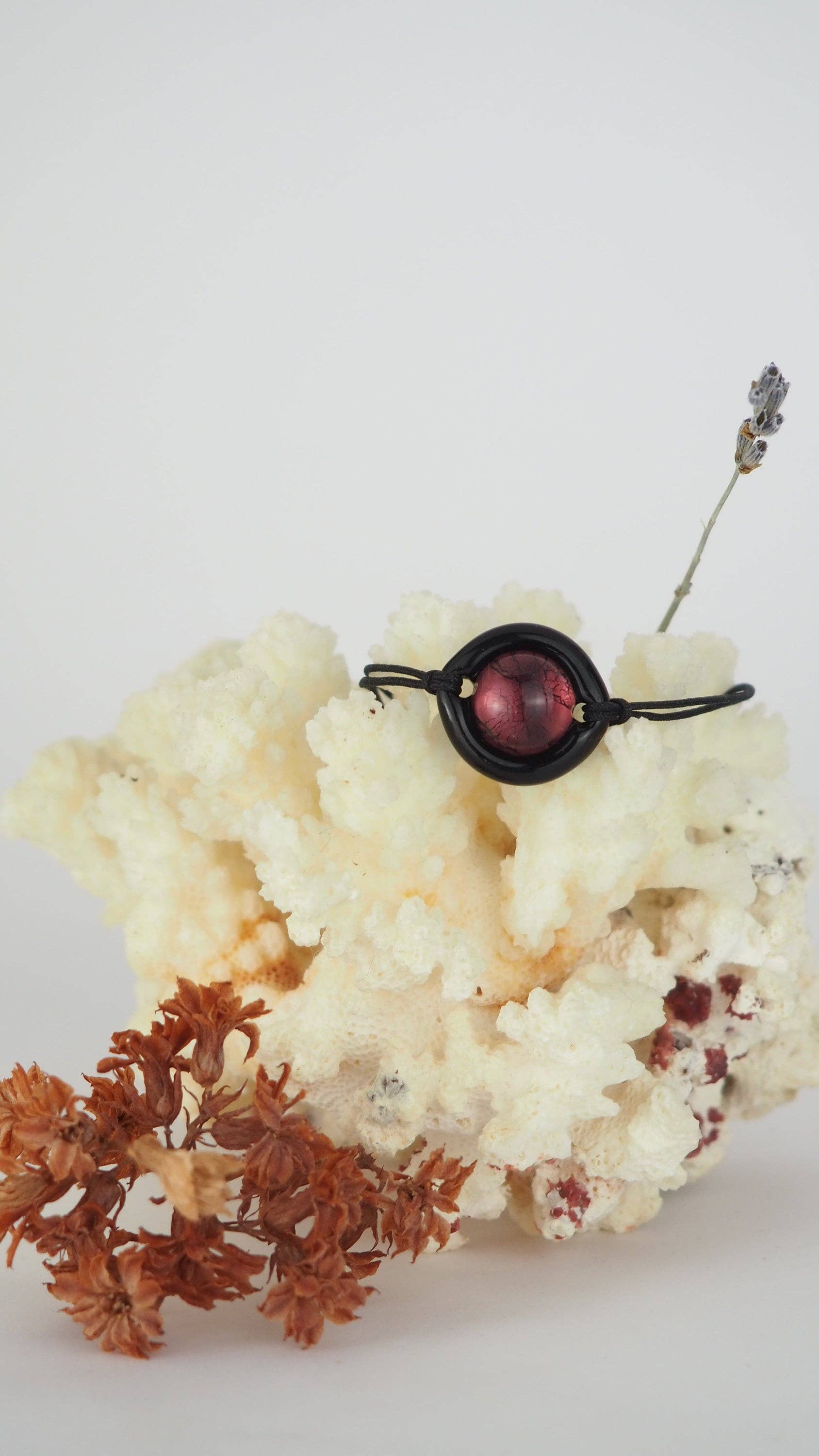 Drusilya Glass Art - Vente Bracelets à breloques/pendentifs - Bracelet Castor fait main en verre de Murano pour bijoux4