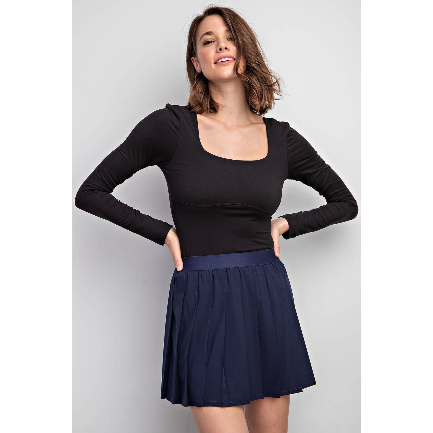 Rae Mode - Wholesale Skort - Women's - STRETCH WOVEN ACTIVE PLEAT TENNIS SKORTS37