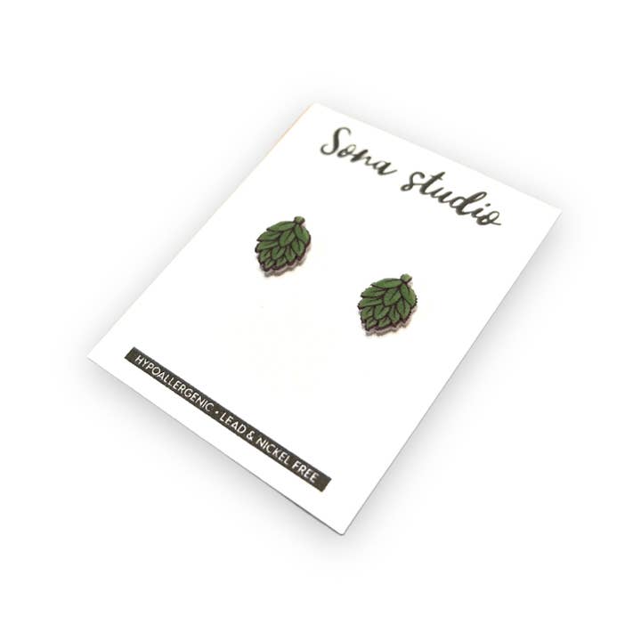Sona Studio - Wholesale Stud/Post Earrings - Hops Earrings1