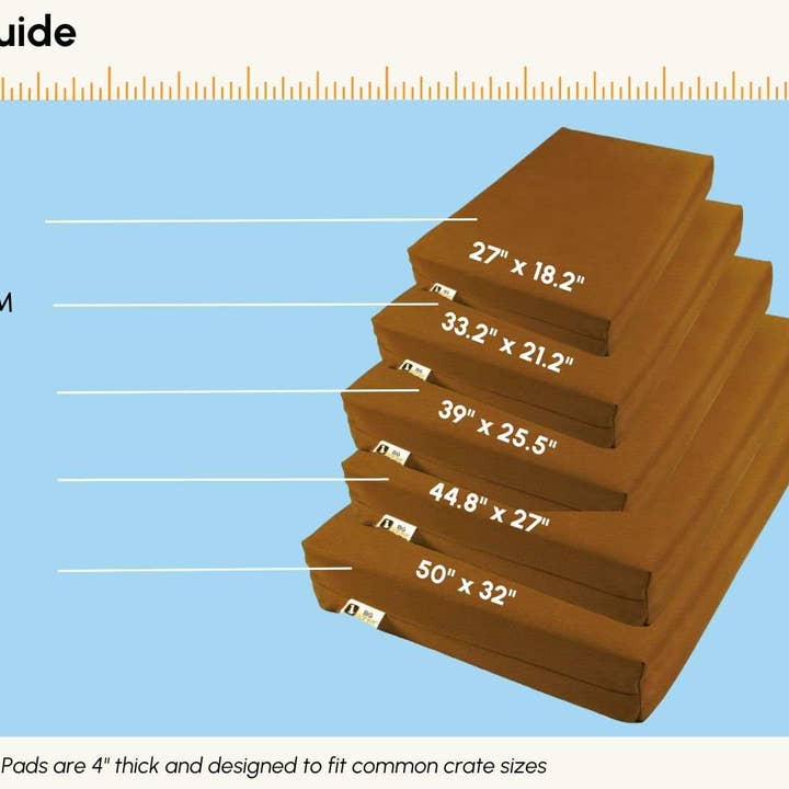 Barker Beds - Wholesale Pet Bed - Dog - 4" Orthopedic Crate Bed1