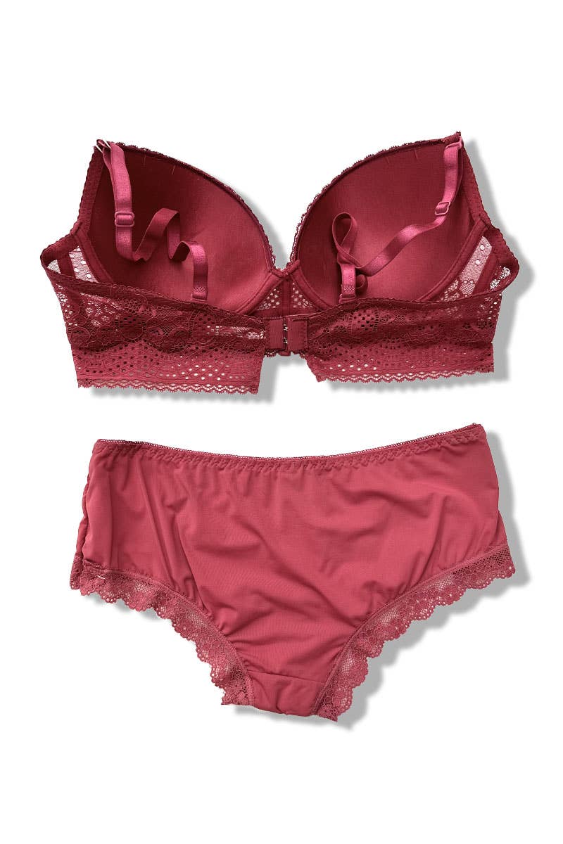 Belle Com'Elle - Wholesale Lingerie Set - Women's - Cup C Bra and Panty Set/AZ1601314