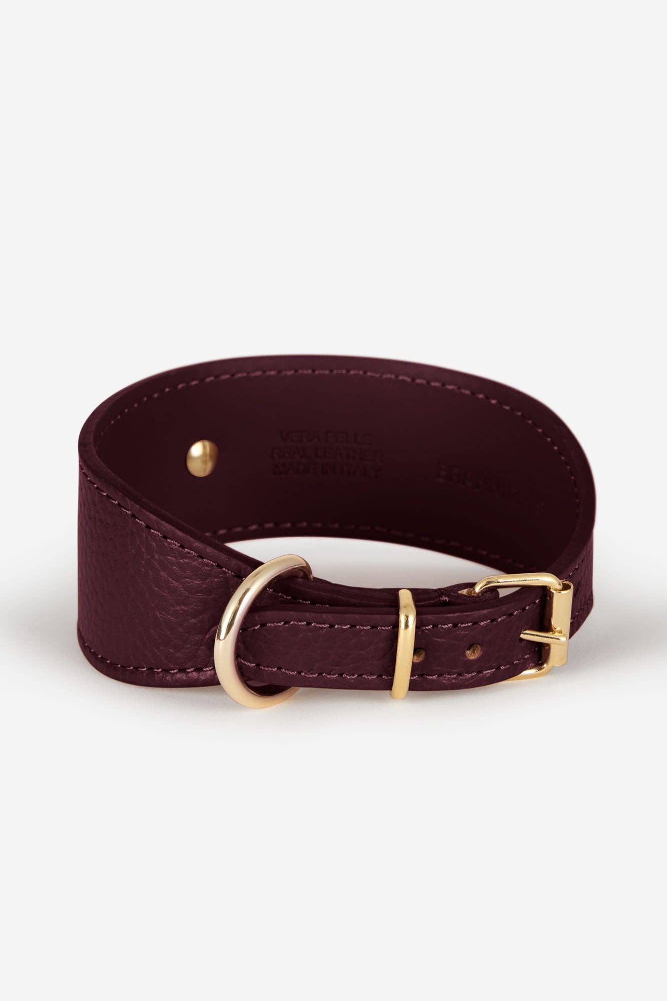 Branni Pets - Wholesale Pet Collar - Dog - JUNO GREYHOUND COLLAR GARNET