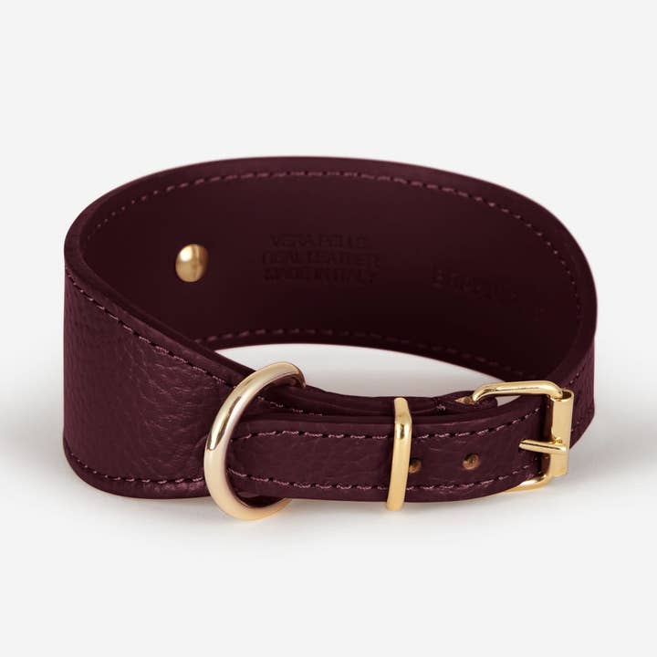 Branni Pets - Wholesale Pet Collar - Dog - JUNO GREYHOUND COLLAR GARNET0