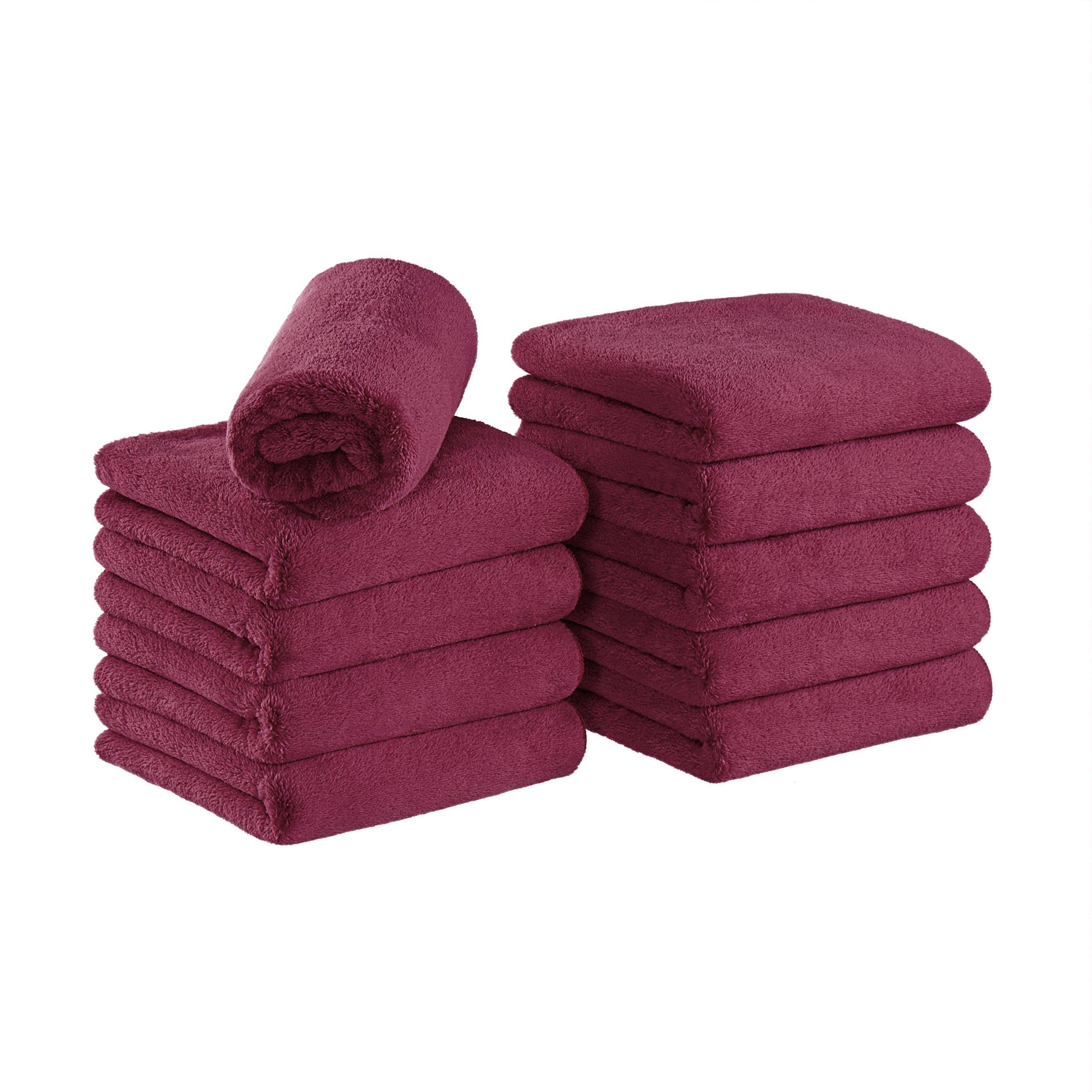 Arkwright Home - Wholesale Towel Set - Coral Fleece Microfiber Bleach-Safe Salon Towels-Pack of 106